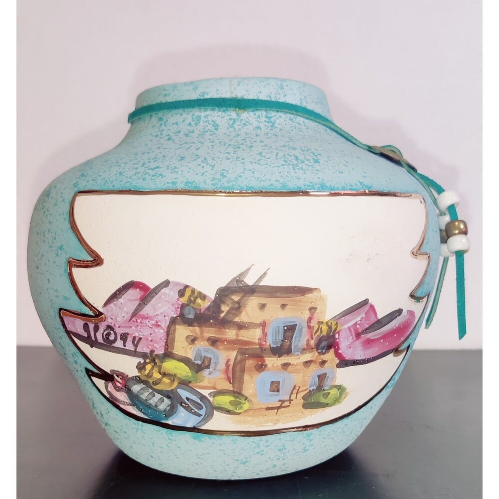 1994 Navajo Nation Native American Southwest Treasures Collection - Flower Vase